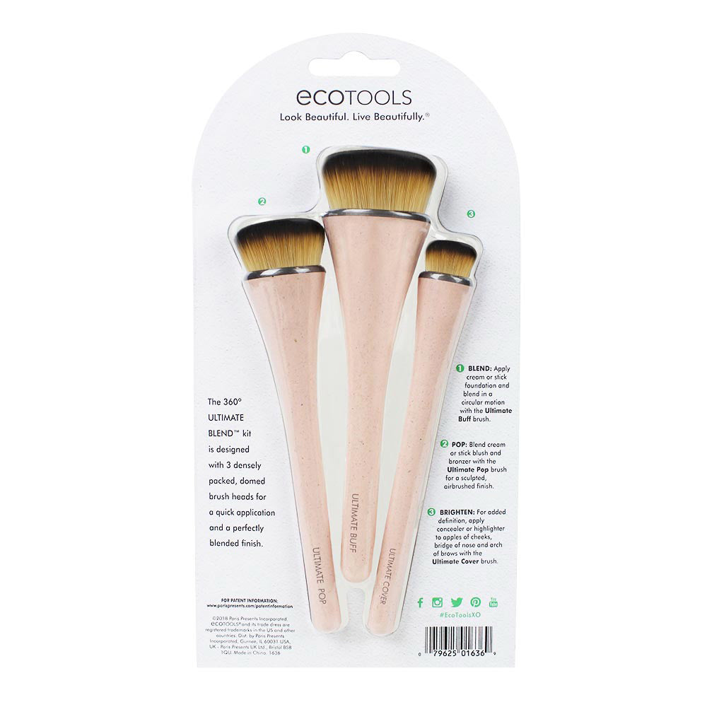 EcoTools 360° Ultimate Blend Soft for Sensitive Skin brushes out