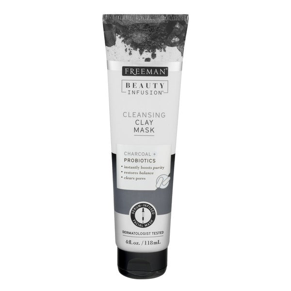 Freeman Cleansing Charcoal & Probiotics Clay Mask to Detox skin