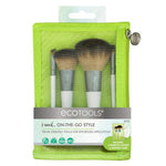 On The Go Style Kit - 4 Lightweight Travel Brushes