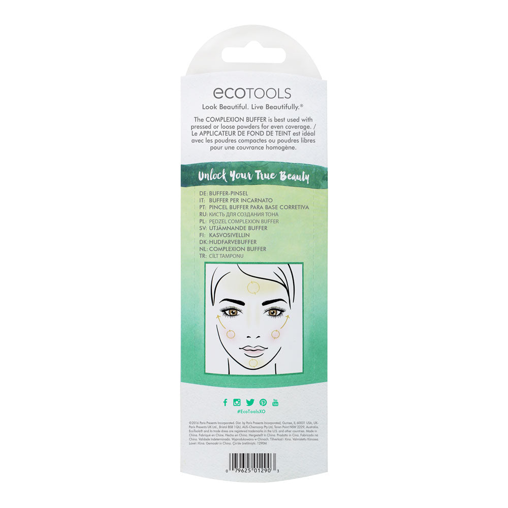 EcoTools Complexion Buffer with Unique flat-top cut in back