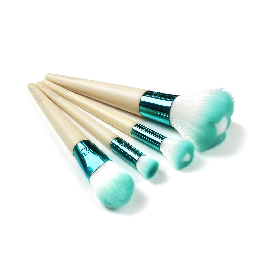 EcoTools Blooming Beauty Kit with 2 Exclusive Flower Brush Heads stylized