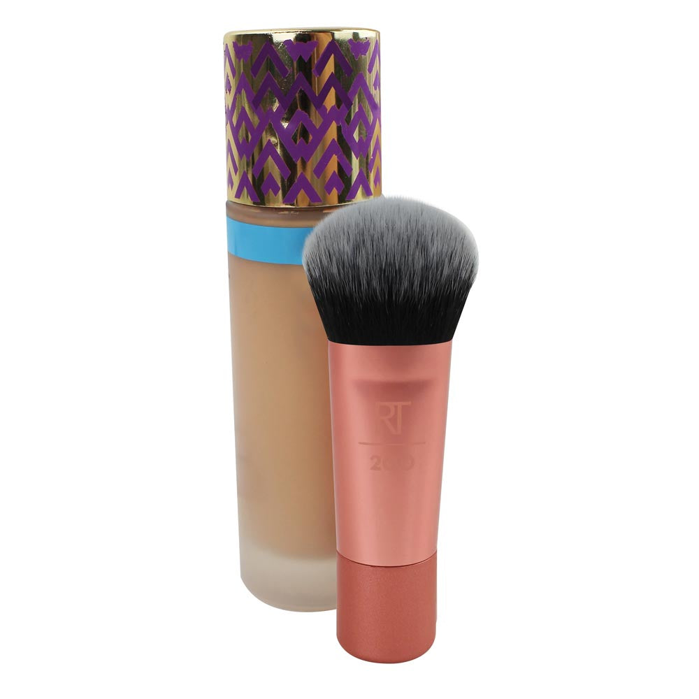 Real Techniques Mini Expert Face Brush for Foundation Stylized