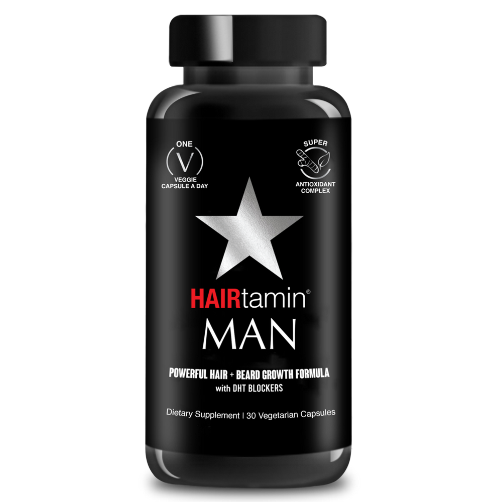 HAIRtamin Man Black Bottle 30 Capsules