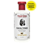 A bottle of Coconut Water Facial Toner by Thayers natural